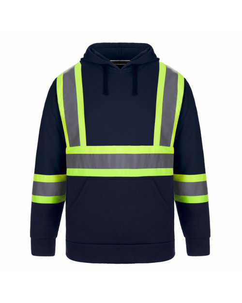 L01375 - Long Haul - Men's Hi-Vis Polyester Pullover Hoodie L01375 - Long Haul - Men's Hi-Vis Polyester Pullover Hoodie