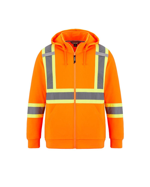 L01380 - Infinity - Men's Hi-Vis Polyester Full Zip Hoodie L01380 - Infinity - Men's Hi-Vis Polyester Full Zip Hoodie