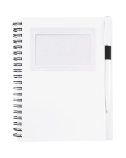 5.5" x 7" Star Spiral Notebook w/Pen
