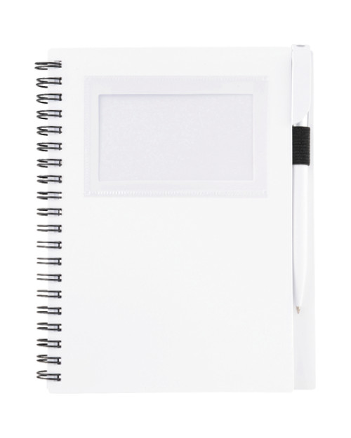 5.5" x 7" Star Spiral Notebook w/Pen