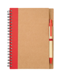 5" x 7" Eco Spiral Notebook with Pen
