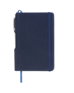 6" x 8.5" Viola Bound Notebook with Pen