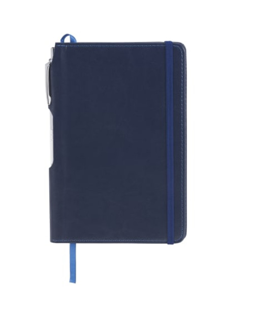 6" x 8.5" Viola Bound Notebook with Pen