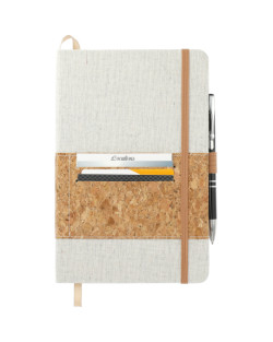 FSC Mix 5.5" x 8.5" Recycled Cotton Cork Notebook