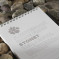 5” x 7” Mineral Stone Field Reporter Notebook w/Pe