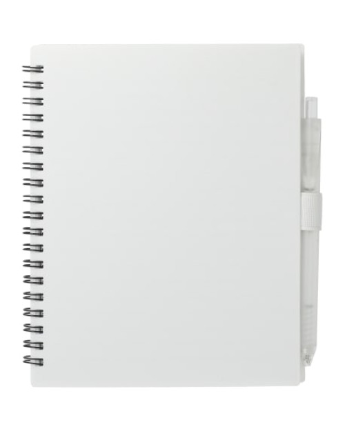 5.5” x  7” FSC Recycled Spiral Notebook w/ RPET Pe