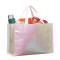 Iridescent Non-Woven Shopper Tote
