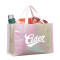Iridescent Non-Woven Shopper Tote