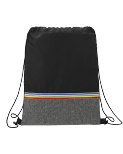 Rainbow RPET Drawstring Bag