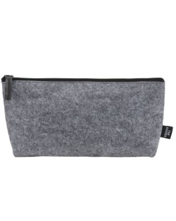 Pochette zippée en feutre recyclé The Goods