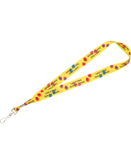Full Color 1" Lanyard w/ Hook Full Color 1" Lanyard w/ Hook