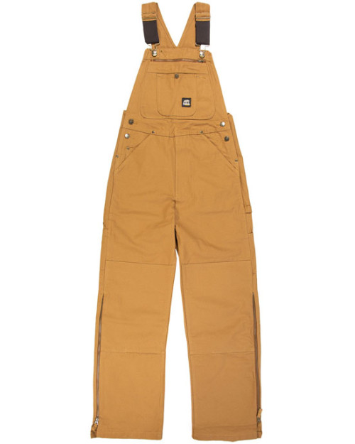 Men's Short-Length Slab Unlined Duck Bib Overall