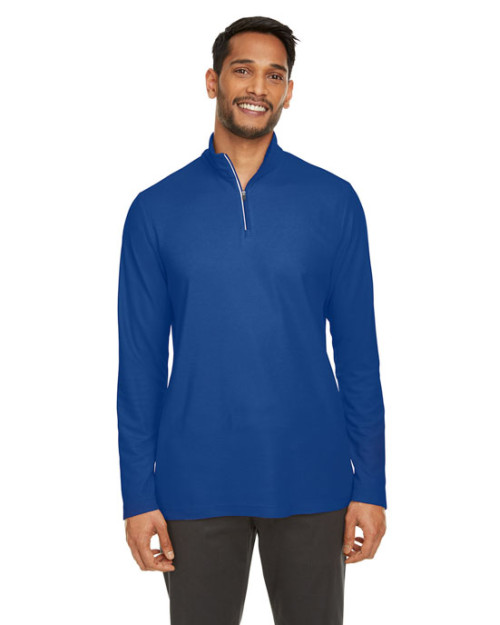 Men's Fusion ChromaSoft™ Pique Quarter-Zip Men's Fusion ChromaSoft™ Pique Quarter-Zip