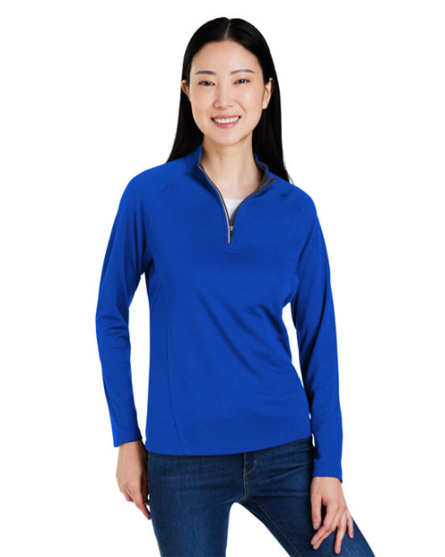 Zip quart de zip Origin Performance en piqué pour femme Zip quart de zip Origin Performance en piqué pour femme