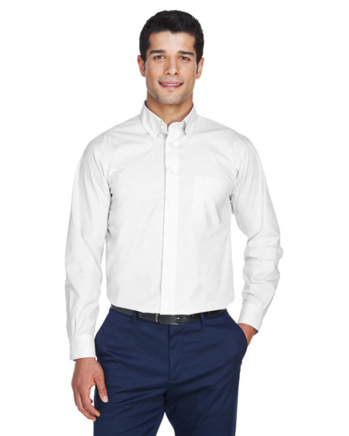 Chemise unie pour homme de taille longue en popeline Collection CrownMC Chemise unie pour homme de taille longue en popeline Collection CrownMC