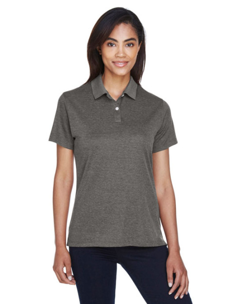 Polo pour femme en piqué chiné Jet Pima-TechMC de Devon & Jones Polo pour femme en piqué chiné Jet Pima-TechMC de Devon & Jones