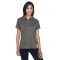 Polo pour femme en piqué chiné Jet Pima-TechMC de Devon & Jones