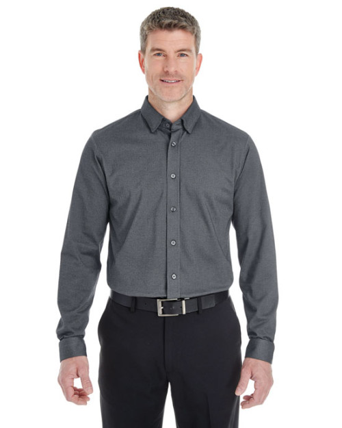 Chemise boutonnée pour homme en mélange de coton Central Chemise boutonnée pour homme en mélange de coton Central