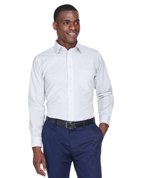 Chemise à carreaux Tattersall pour homme Collection CrownMC de Devon & Jones Chemise à carreaux Tattersall pour homme Collection CrownMC de Devon & Jones