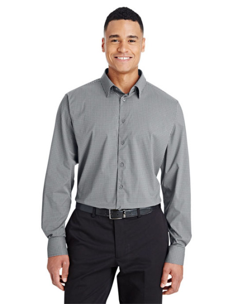 Chemise pour homme Performance CrownLuxMC à mini-carreaux de Devon & JonesMD Chemise pour homme Performance CrownLuxMC à mini-carreaux de Devon & JonesMD