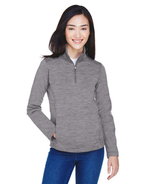 Manteau pour femme Newbury en molleton à motif mélangé avec glissière mi-hauteur de Devon & JonesMD Manteau pour femme Newbury en molleton à motif mélangé avec glissière mi-hauteur de Devon & JonesMD