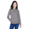 Manteau pour femme Newbury en molleton à motif mélangé avec glissière mi-hauteur de Devon & JonesMD