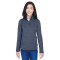 Manteau pour femme Newbury en molleton à motif mélangé avec glissière mi-hauteur de Devon & JonesMD