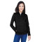 Manteau pour femme Newbury en molleton à motif mélangé avec glissière mi-hauteur de Devon & JonesMD