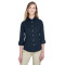 Chemise pour femme en popeline extensible et manches trois quarts de Devon & Jones