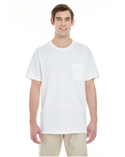 T-shirt unisexe à poche en coton épais