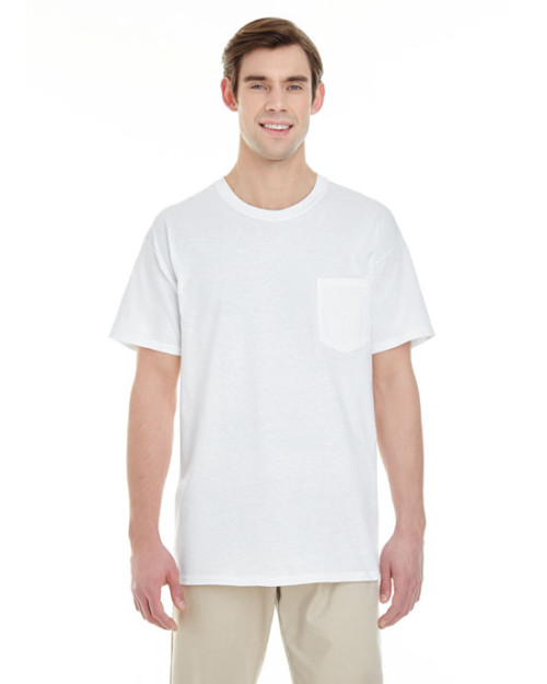 T-shirt unisexe à poche en coton épais T-shirt unisexe à poche en coton épais