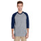T-shirt pour adulte à manches raglan 3/4 Heavy CottonMC 8,8 oz/verge de GildanMD
