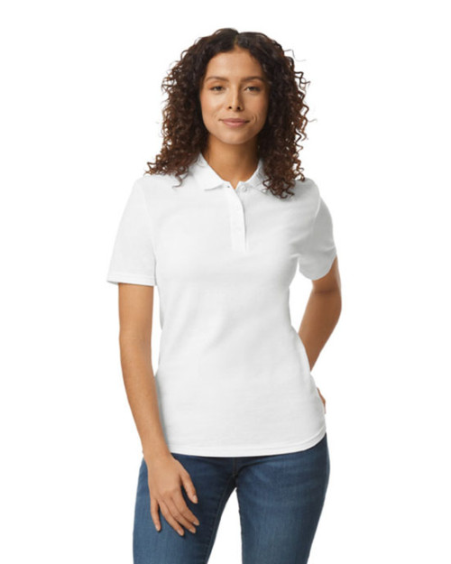 Polo piqué double softstyle pour femme Polo piqué double softstyle pour femme