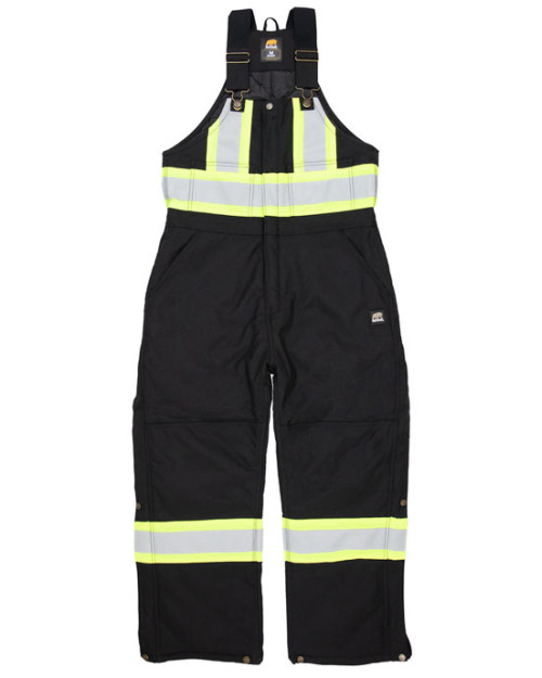 Men's Safety Striped Arctic Insulated Bib Overall Men's Safety Striped Arctic Insulated Bib Overall