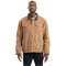 Veste de travail unisexe vintage délavée doublée de sherpa