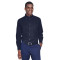 Chemise Easy BlendMC à manches longues pour homme de taille longue en sergé avec anti-tache d'Harriton