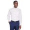 Chemise Easy BlendMC à manches longues pour homme de taille longue en sergé avec anti-tache d'Harriton
