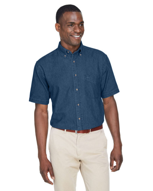 Men's 6.5 oz. Short-Sleeve Denim Shirt Men's 6.5 oz. Short-Sleeve Denim Shirt