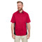 Flash IL - Chemise à manches courtes pour homme de taille longue à blocs de couleur