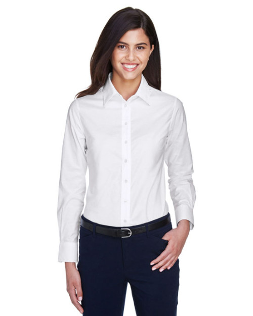 Ladies' Long-Sleeve Oxford with Stain-Release Ladies' Long-Sleeve Oxford with Stain-Release