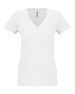 Ladies' Sueded V-Neck T-Shirt