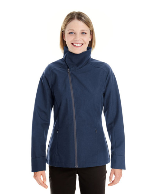 Manteau pour femme à extérieur doux Edge avec col rabattu Manteau pour femme à extérieur doux Edge avec col rabattu
