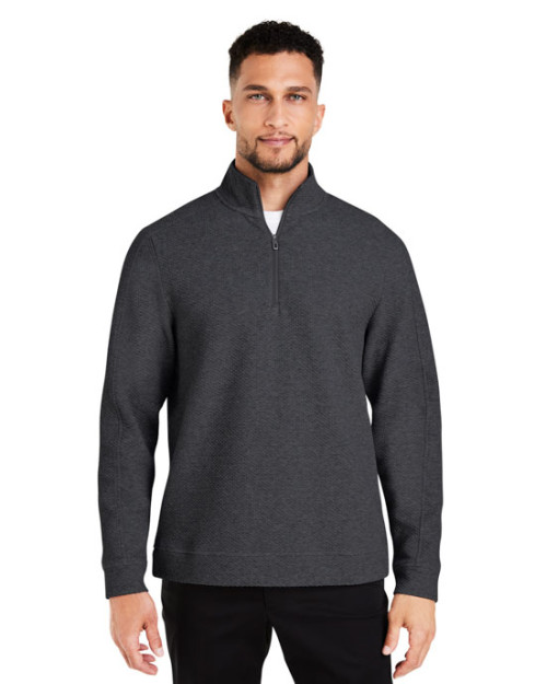 Pull à quart de zip texturé Spirit pour hommes Pull à quart de zip texturé Spirit pour hommes