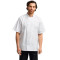 Unisex Studded Front Short-Sleeve Chef's Jacket