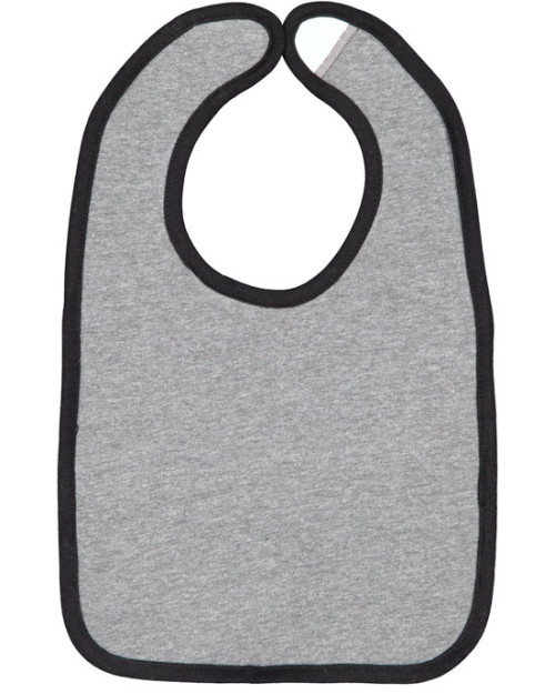 Infant Contrast Trim Bib Infant Contrast Trim Bib
