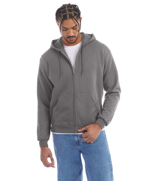 Adult Powerblend® Full-Zip Hooded Sweatshirt Adult Powerblend® Full-Zip Hooded Sweatshirt