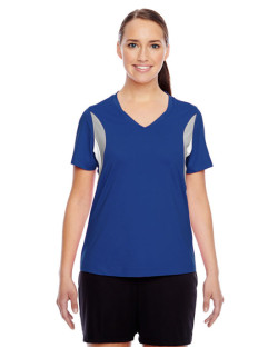 Ladies' Short-Sleeve Athletic V-Neck Tournament Jersey